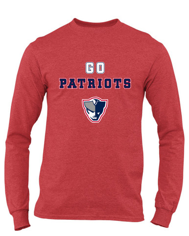 Seeger Patriots Go Team Men's Premium LS T-Shirt