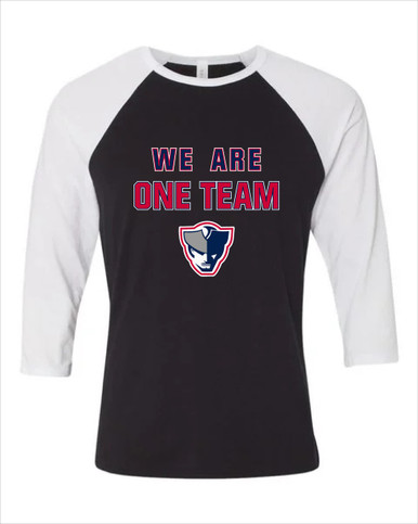 Seeger Patriots We Are One Team Men's Baseball T-Shirt