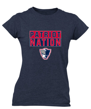Seeger Patriots Nation #1 Women's Premium SS T-Shirt