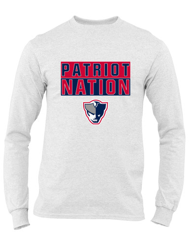 Seeger Patriots Nation #1 Men's LS T-Shirt