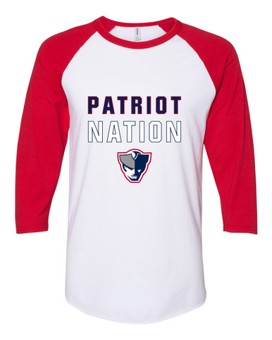 Seeger Patriots Nation #2 Men's Baseball T-Shirt