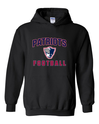 Seeger Patriots Football #1 Men's Hoodie