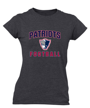 Seeger Patriots Football #1 Women's Premium SS T-Shirt