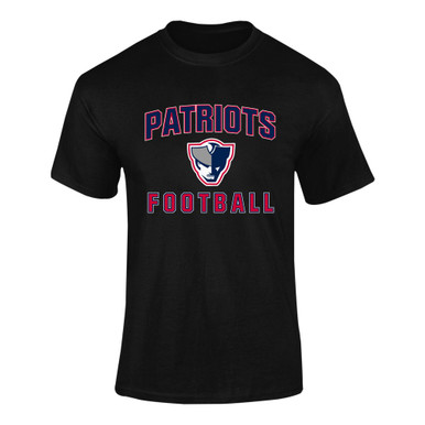 Seeger Patriots Football #1 Men's SS T-Shirt