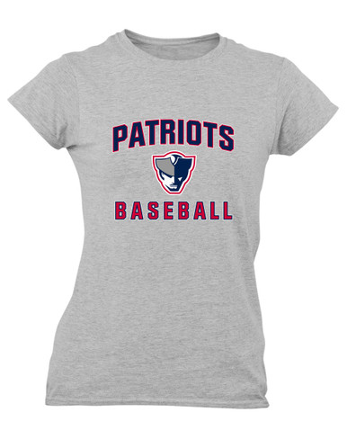 Seeger Patriots Baseball #1 Women's SS T-Shirt