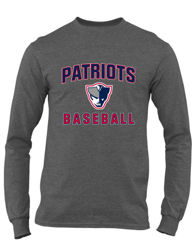 Seeger Patriots Baseball #1 Men's LS T-Shirt