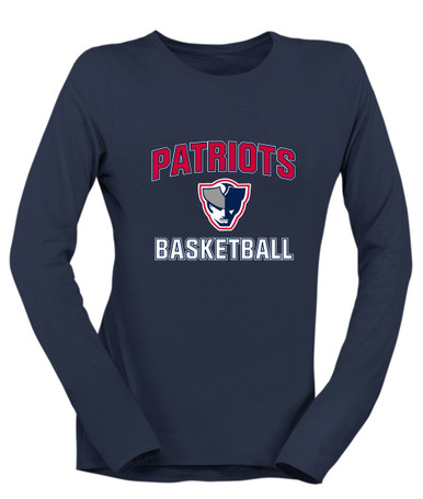 Seeger Patriots Basketball #1 Women's LS T-Shirt