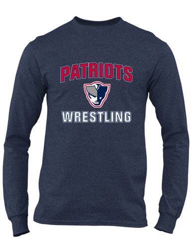 Seeger Patriots Wrestling Men's LS T-Shirt