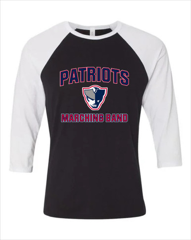 Seeger Patriots Marching Band Men's Baseball T-Shirt