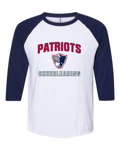 Seeger Patriots Cheerleading Women's Baseball T-Shirt