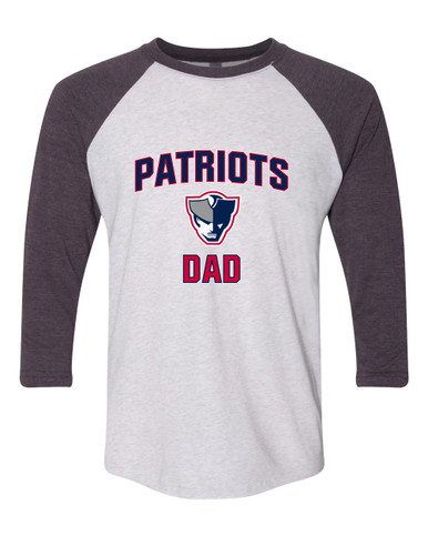 Seeger Patriots Dad Men's Baseball T-Shirt