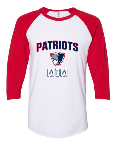 Seeger Patriots Mom Women's Baseball T-Shirt
