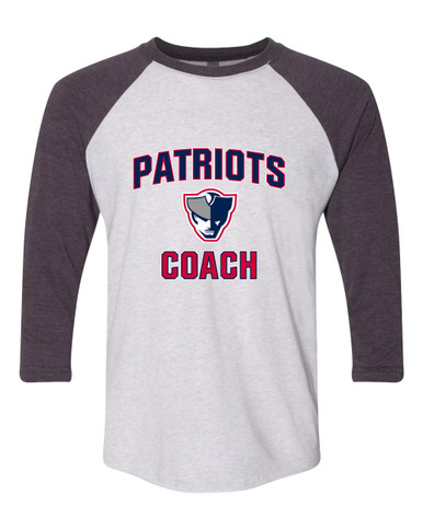 Seeger Patriots Coach Women's Baseball T-Shirt