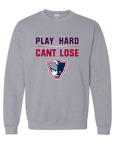 Seeger Patriots Play Hard, Can't Lose Men's Sweatshirt