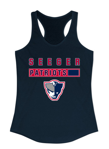 Seeger Patriots Mascot #7 Women's Tank Top
