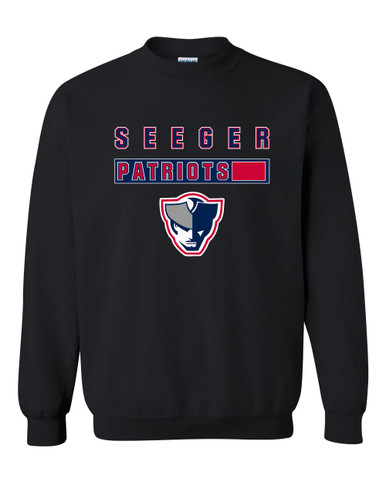Seeger Patriots Mascot #7 Men's Sweatshirt