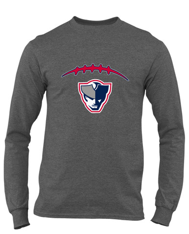 Seeger Patriots Football #2 Men's Premium LS T-Shirt