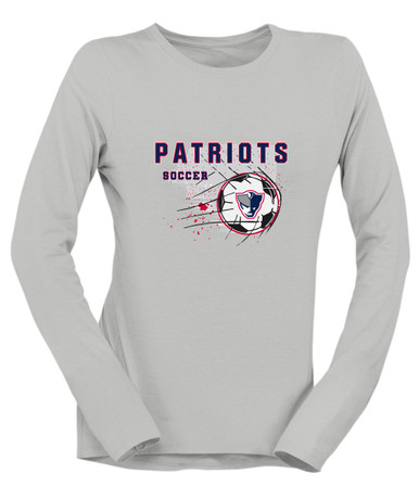 Seeger Patriots Soccer #2 Women's Premium LS T-Shirt