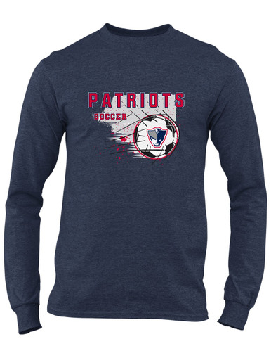 Seeger Patriots Soccer #2 Men's Premium LS T-Shirt