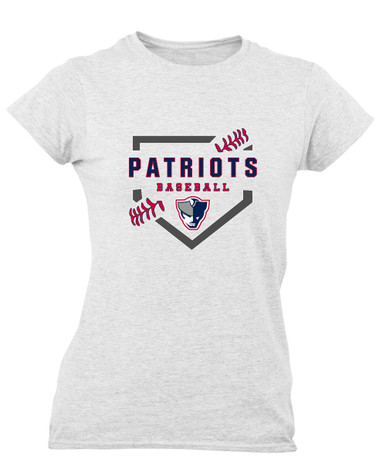 Seeger Patriots Baseball #2 Women's Premium SS T-Shirt