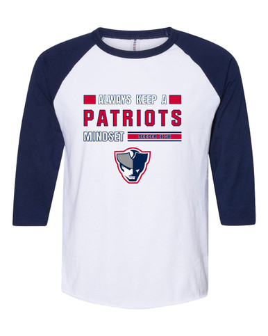 Seeger Patriots Mindset Women's Baseball T-Shirt