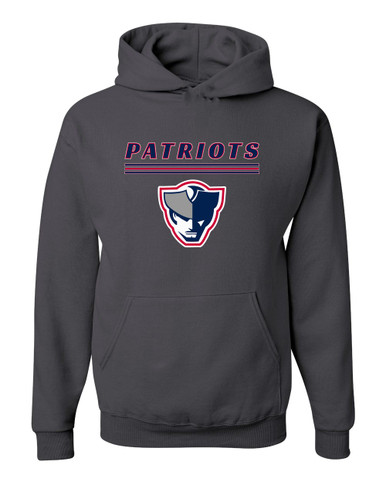 Seeger Patriots Mascot #8 Men's Premium Hoodie