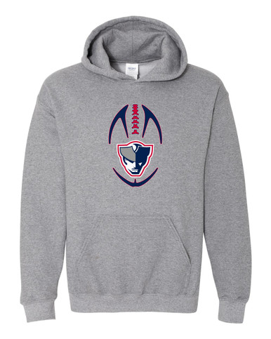 Seeger Patriots Football #4 Men's Hoodie