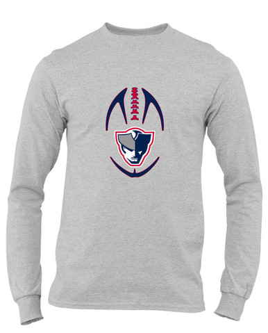Seeger Patriots Football #4 Men's Premium LS T-Shirt