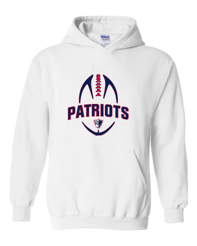 Seeger Patriots Football #5 Men's Hoodie