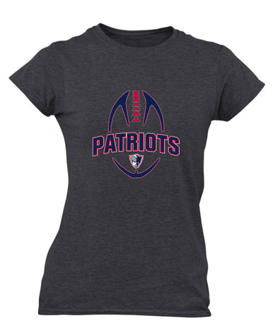 Seeger Patriots Football #5 Women's SS T-Shirt