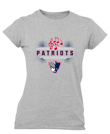 Seeger Patriots Band # 3 Women's SS T-Shirt