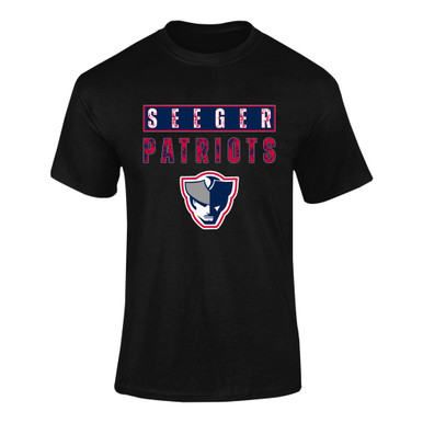 Seeger Patriots Mascot #9 Men's Premium SS T-Shirt