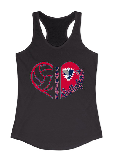 Seeger Patriots Heart Volleyball Women's Tank Top