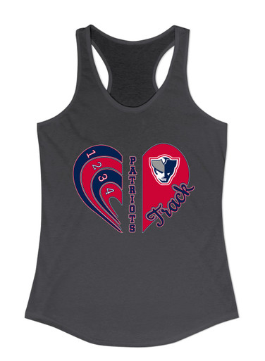 Seeger Patriots Heart Track Women's Tank Top