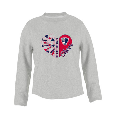 Seeger Patriots Heart Cheer Women's Sweatshirt