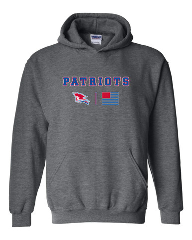 Pender Patriots Team Colors Flag Men's Hoodie