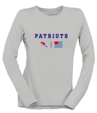 Pender Patriots Team Colors Flag Women's Premium LS T-Shirt