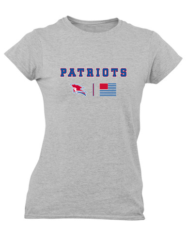 Pender Patriots Team Colors Flag Women's Premium SS T-Shirt