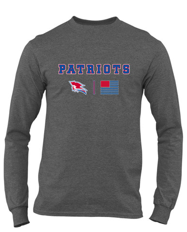 Pender Patriots Team Colors Flag Men's LS T-Shirt