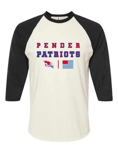 Pender Patriots Spirit Flag Women's Baseball T-Shirt