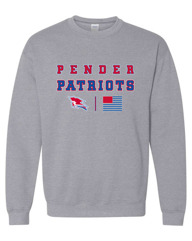 Pender Patriots Spirit Flag Men's Sweatshirt