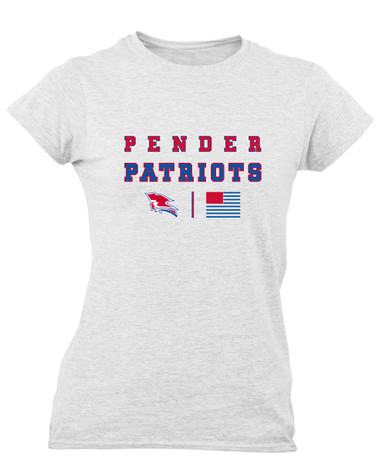 Pender Patriots Spirit Flag Women's Premium SS T-Shirt