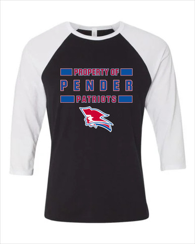 Pender Patriots Property Of Men's Baseball T-Shirt