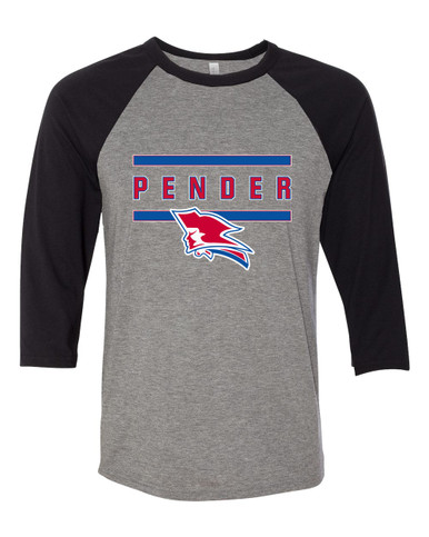 Pender Patriots Mascot #4 Women's Baseball T-Shirt