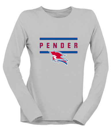 Pender Patriots Mascot #4 Women's Premium LS T-Shirt
