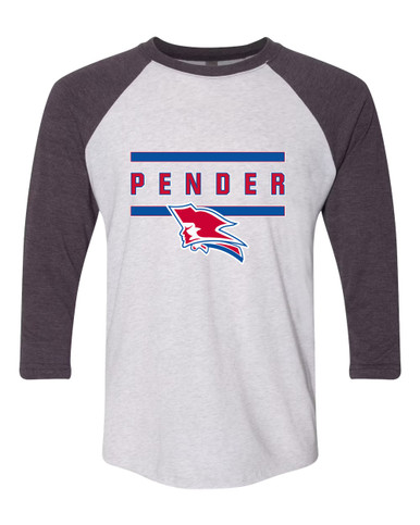 Pender Patriots Mascot #4 Men's Baseball T-Shirt