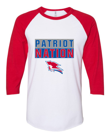 Pender Patriots Nation #1 Women's Baseball T-Shirt