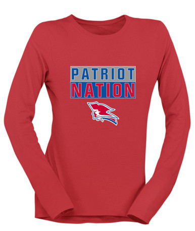 Pender Patriots Nation #1 Women's Premium LS T-Shirt