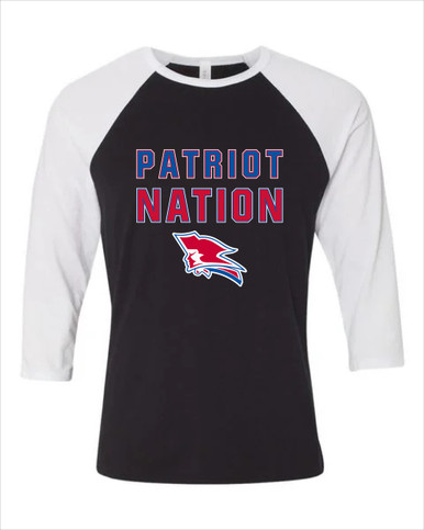 Pender Patriots Nation #2 Women's Baseball T-Shirt