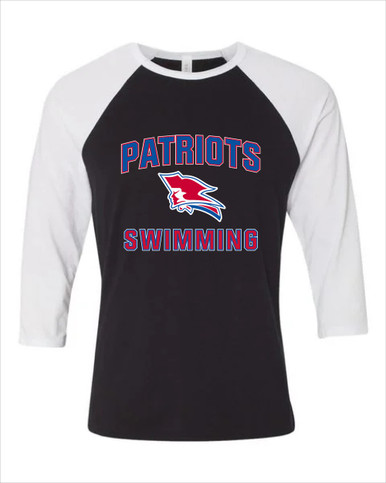 Pender Patriots Swimming Women's Baseball T-Shirt